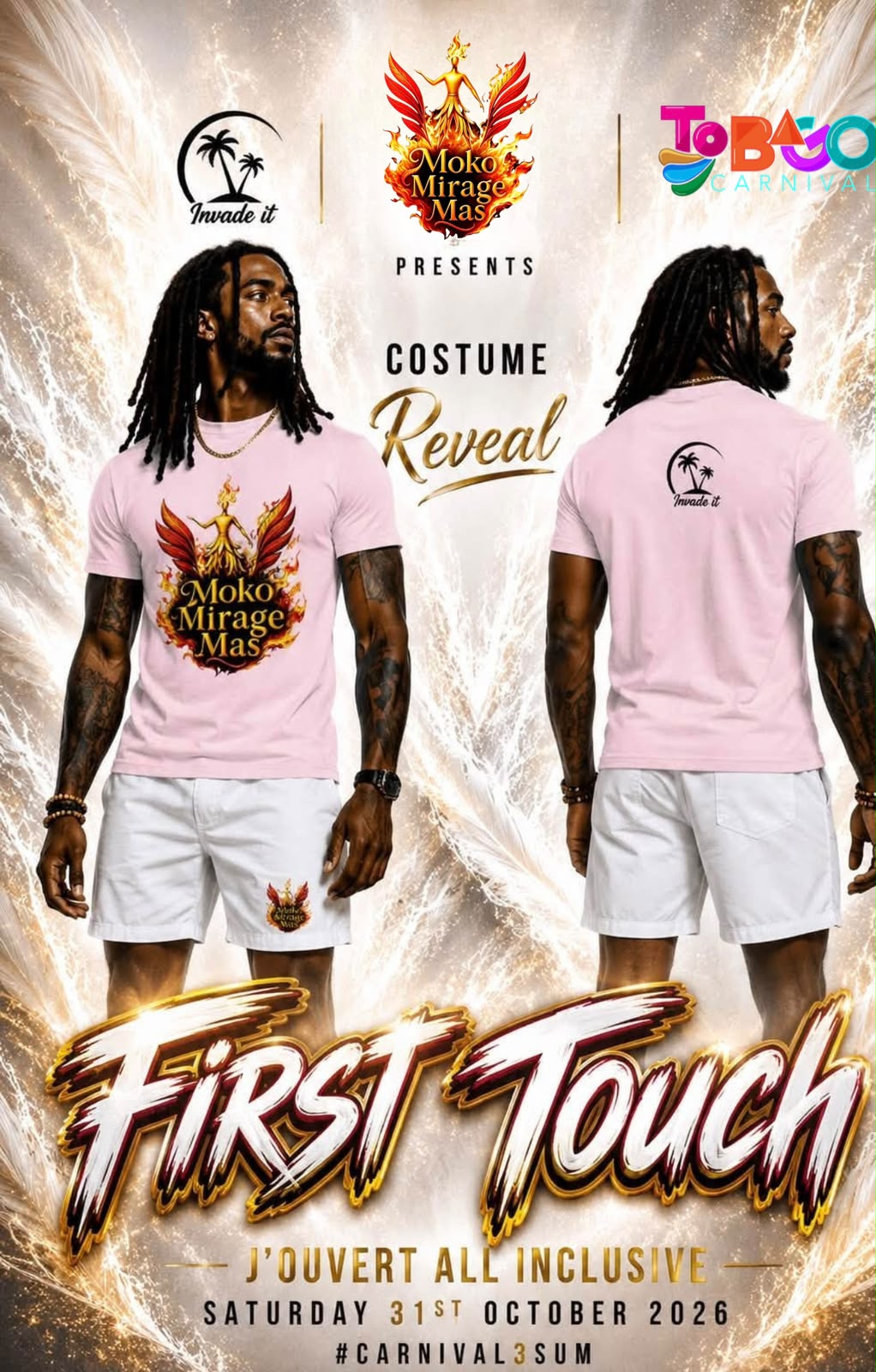 J'Ouvert Tobago Carnival costume — Moko Mirage Mas