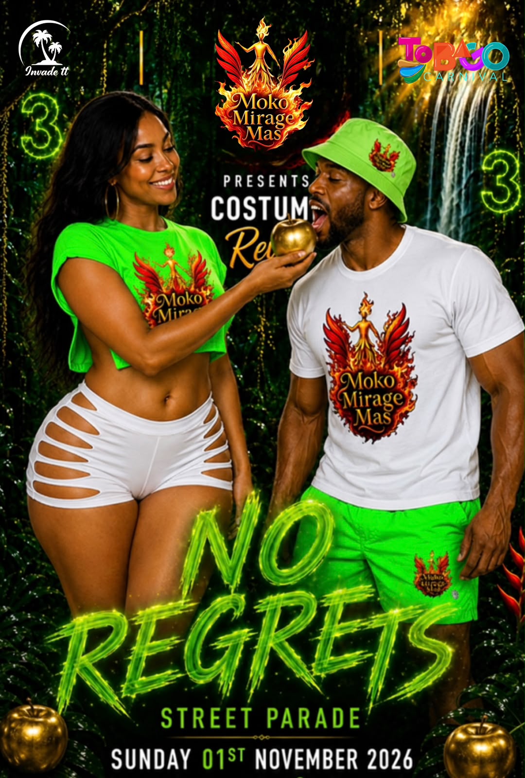 Street Parade Tobago Carnival — Moko Mirage Mas