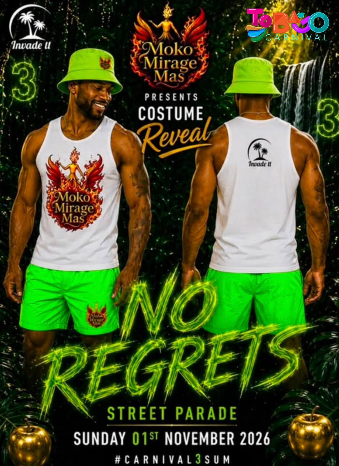 Street Parade Tobago Carnival — Moko Mirage Mas